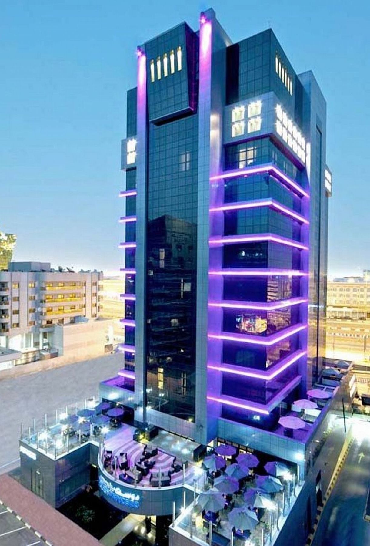 Halo Hotel Dubaj Exteriér fotografie