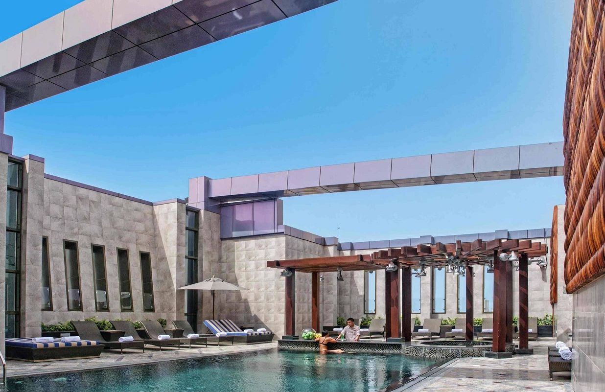 Halo Hotel Dubaj Exteriér fotografie